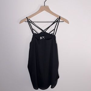 Black Blouse w/ Straps